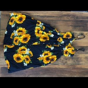 Sunflower midi sundress